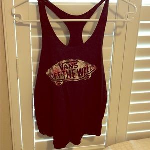 Black Vans Tank Top